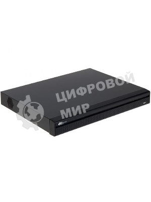 Видеорегистратор 16-канальный IP, Запись: H.265/H.264/MJPEG/MPEG4, до 12Мп, до 320Mb/s; Видеовыходы: 1 HDMI, 1 VGA; Сеть: 1 RJ-45 port (10/100Mbps); Хранение: Raid 0/1/5/6/10, 2 SATA HDD до 12TB, eSATA; Интерфейсы: 2 xUSB, RS-232; 1U; Onvif 2.4 16CH 2 HDD 1U 4K H.265 Network Video Recorder