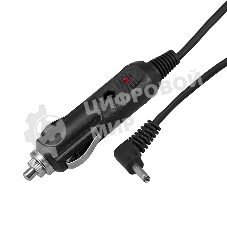 Автозарядка с индикатором Rexant (разъем 1.4х3.4) (АЗУ) шнур прямой 1.5 м