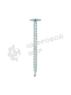 Саморез с прессшайбой Kranz ПШС сверло 4.2х50, короб (200 шт./уп.)