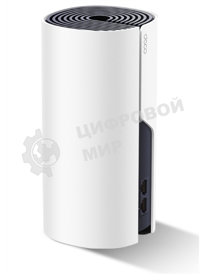 Домашняя Mesh TP-Link Wi-Fi система Deco M4 (1-Pack), 1167 Мбит/с (5 ГГц: до 867 Мбит/с + 2,4 ГГц: до 300 Мбит/с), 2 порта 1000 Мбит/с, 2 встроенные антенны на каждом модуле Deco