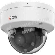 Уличная купольная IP-камера 2Мп с гибридной Smart-подсветкой и встроенным микрофоном, 1/2.9 CMOS, 1920х1080@25к/с, мот вариообъектив 2.8-12мм, угол 102.4-31.2, мех ИК-фильтр, 0.005Лк@F1.6, H.265/H.265+/H.264/H.264+/MJPEG HLC, коридорный режим, DWDR, 3D DNR, BLC, ИК и LED 30м, слот microSD до 512Гб, встроенный микрофон, TVS, IP67 IK08, -40...+60C, DC12В/PoE, 129Вт