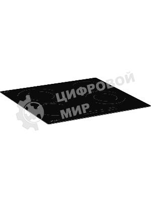 Встраиваемая варочная панель MHE 6022 электрическая, 60 см, 4 конфорки, черный