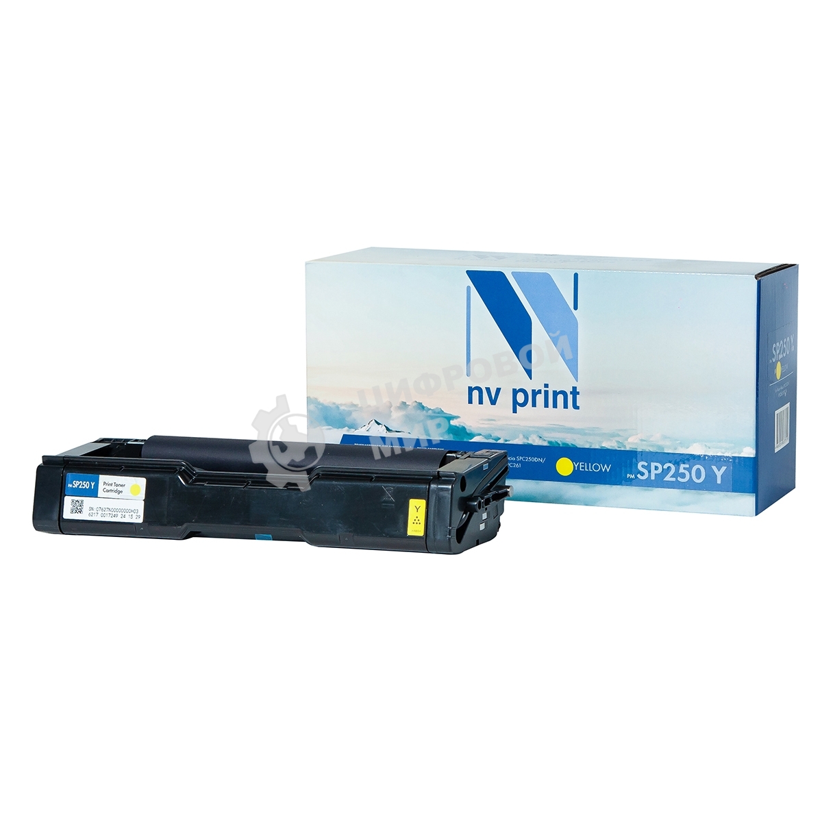 Картридж NVPrint совместимый NV-SP250 Yellow для Ricoh Aficio SPC250DN/SPC260/SPC261 (1600k)
