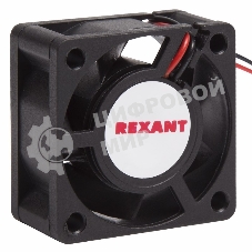 Вентилятор для корпуса Rexant RX 4020MS 24VDC черный, 40 мм, 6800 об/мин, 28 дБ, 2 pin