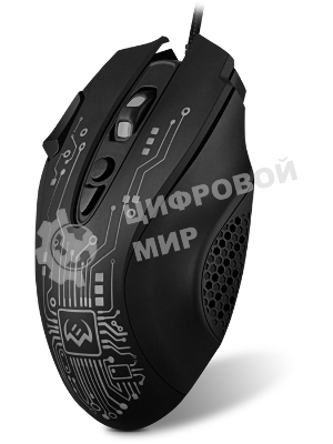 Мышь проводная SVEN RX-G715 черный, 3200 dpi, USB, кнопки - 8