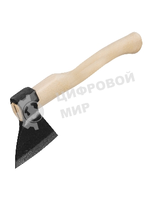 Россия Топор,1200 г,в сборе,кованый,деревянное топорище,400 мм,аО,21661