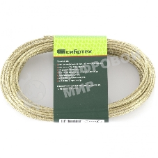 Трос Сибртех металлополимерный прозрачный ПР-3,0