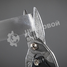 Ножницы по металлу GROSS 78325250мм прямой резсталь-CrMo двухкомп.рукоятки