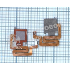 Шлейф со сканером отпечатка пальца для Xiaomi Redmi 4 серый