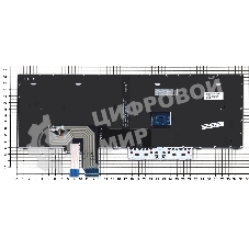 Клавиатура для ноутбука Lenovo Thinkpad P17 Gen 1 черная