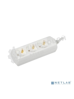 Удлинитель 3х7 м с заземл. 10А 250В У03 GENERICA 2P+PE 3х1 кв.мм IEK WYP10-10-03-07-Z-G