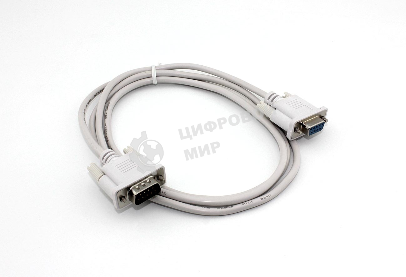 Кабель с разъемами DB9 мама-папа 1,5 м