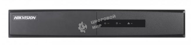 Видеорегистратор 4-х канальный IP c PoE, 1 VGA до 1080Р, 1 HDMI до 1080Р, двустороннее аудио, 1 SATA для HDD до 6Тб, 4х100M PoE, 1 RJ45 10M/100M, 2 USB, -10°C...+55°C, DC48В, 10Вт макс (без HDD), ≤1кг (без HDD)