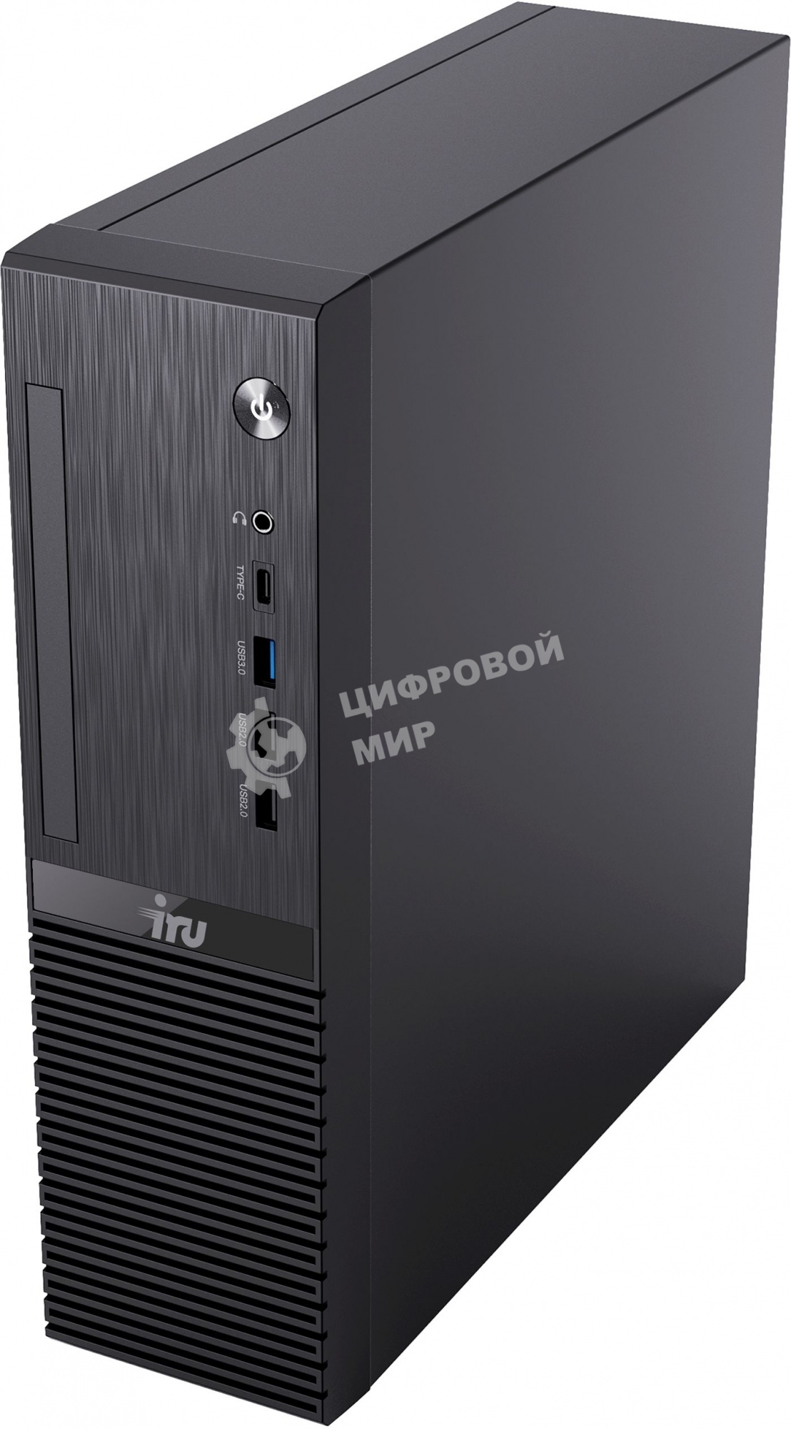 Компьютер IRU 310SC SFF i5 12400 (2.5) 16Gb SSD 512Gb UHDG 730 Win 11Pro GbitEth 200W черный (1969071)