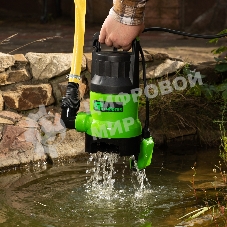 Дренажный насос Сибртех для грязной воды СДН800-35 800 Вт напор 9 м 13500 л/ч