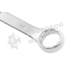 Ключ комбинированный Stels 32 мм, CrV, матовый хром