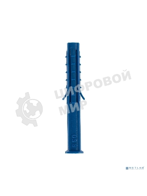 Дюбель распорный Kranz 6х50, синий, пакет (50 шт./уп.)