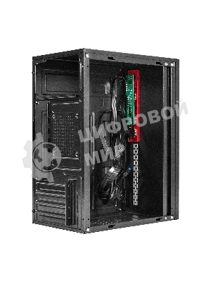 Компьютерный корпус Minitower ExeGate EX298810RUS BAA-403U2 (mATX, без БП, 1*USB+2*USB 3.0, HD Audio, черный)