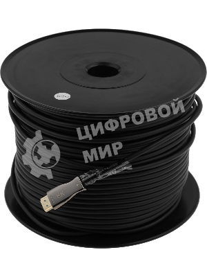 Кабель соединительный аудио-видео Premier 5-806 100.0 HDMI (m)/HDMI (m) 100м. позолоч.конт. черный