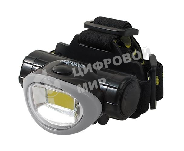 Фонарь налобный 3Вт COB H5-L3W-gy ФАZА 5027503