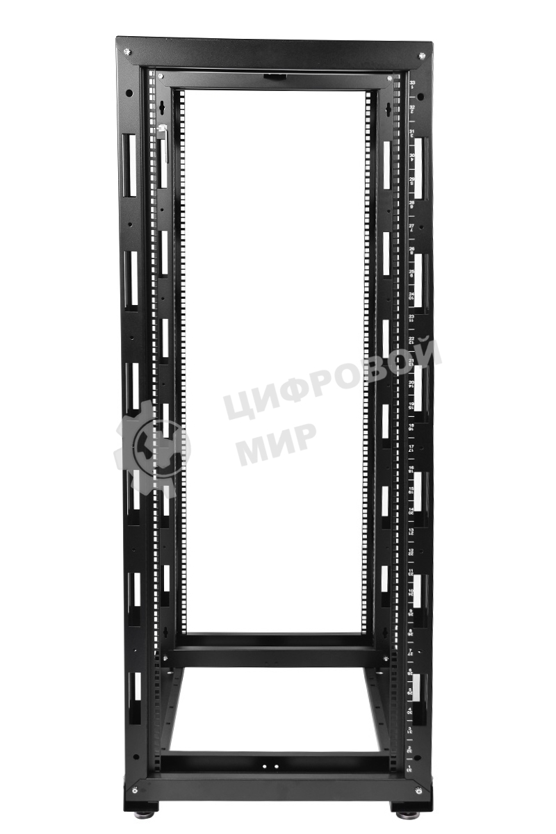 Стойка телеком. универсальная 24U двухрамная, черный (СТК-24.2-9005) !в одной коробке!
