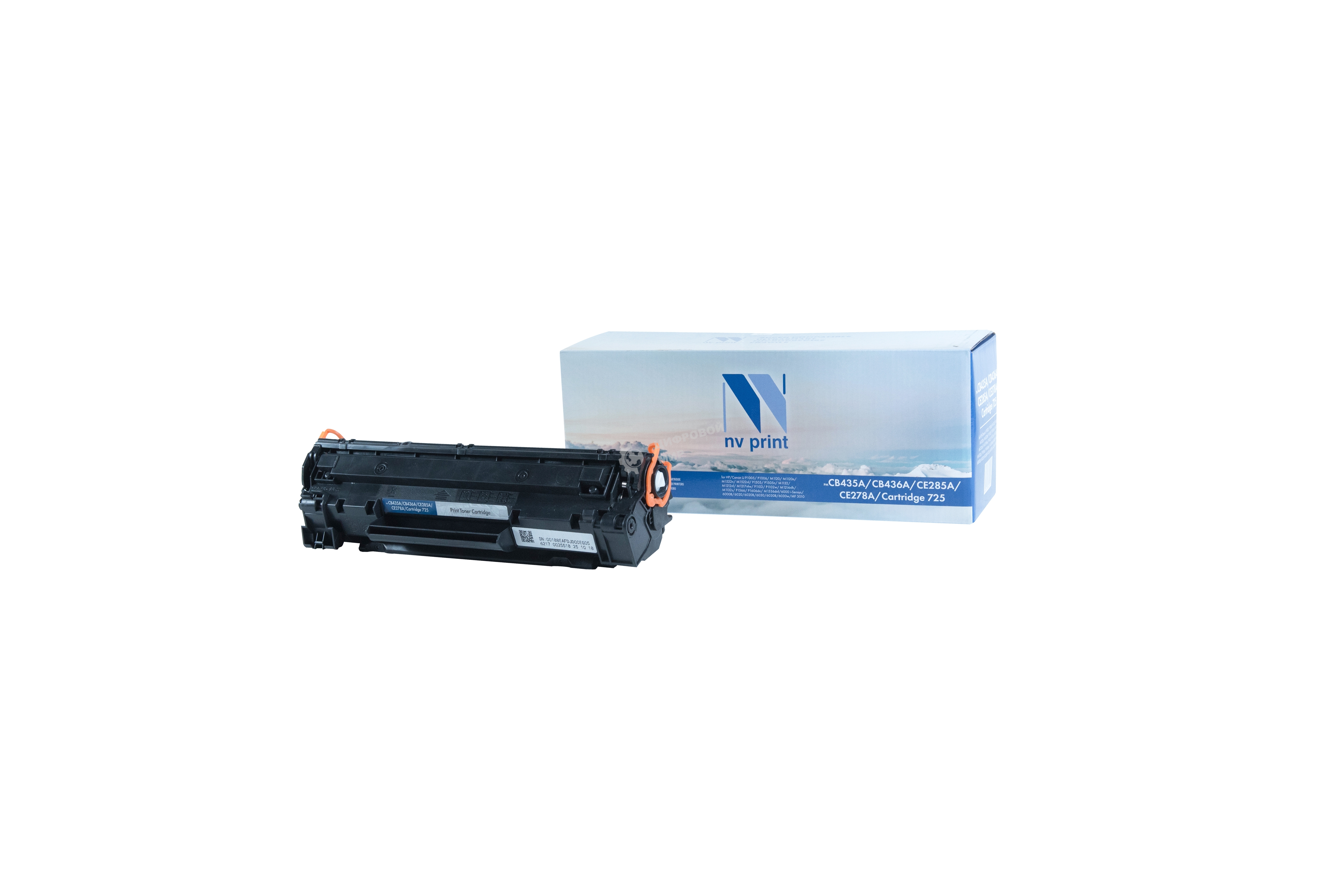 Картридж лазерный NVPrint NV-CB435A/436/285/278/725 (для HP/Canon LaserJet P1005/M1120/M1120n/M1522n/M1132/M1212nf/(2000k)) (NV-CB435A/436A/285/725)