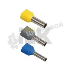 Наконечник-гильза изол. НГИ2 1.5-8 кор. (уп. 100 шт) IEK UTE10-D2-4-100