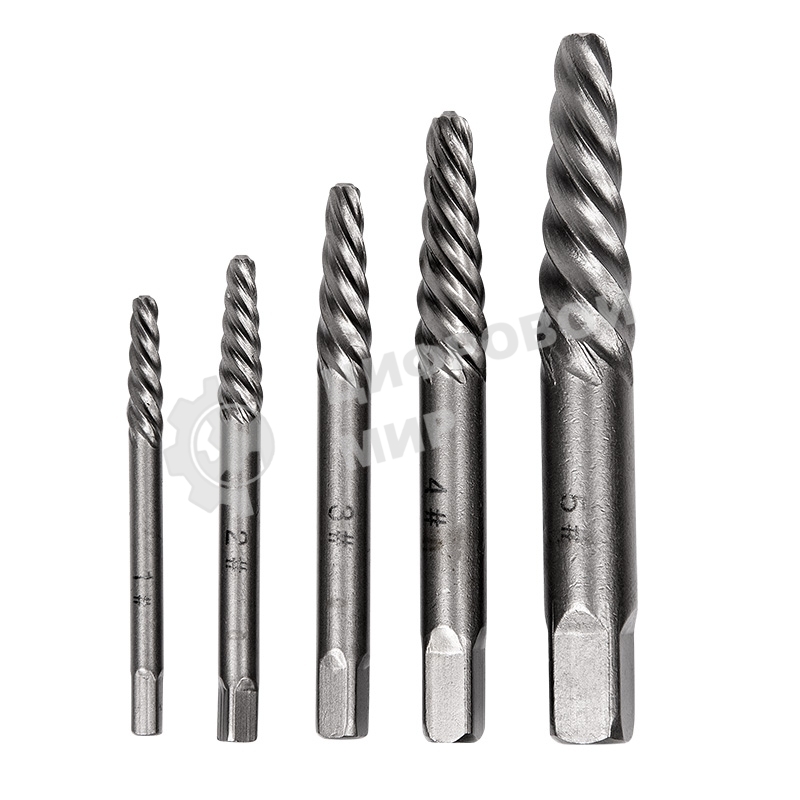 Набор экстракторов для шурупов № 1 Kranz