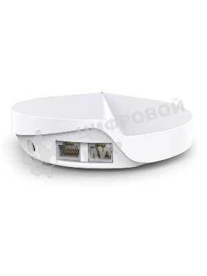 Маршрутизатор TP-Link TP-Link DECO M5(3-PACK) AC1300 Домашняя Wi-Fi система, чипсет Qualcomm, два диапазона (Dual-Band), поддержка стандартов 802.11ac/a/b/g/n, 717 МГц четырехъядерный процессор, Bluetooth 4.2, 2 гигабитных порта Ethernet, 1 порт USB Type-C, 4 встроенные антенны, 256QAM, MU-MIMO, HomeCare