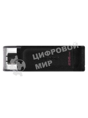 Флешка USB Kingston DataTraveler DT70 (DT70/256Gb), 256Gb, USB Type-C 3.2, R/W 70/45, черный