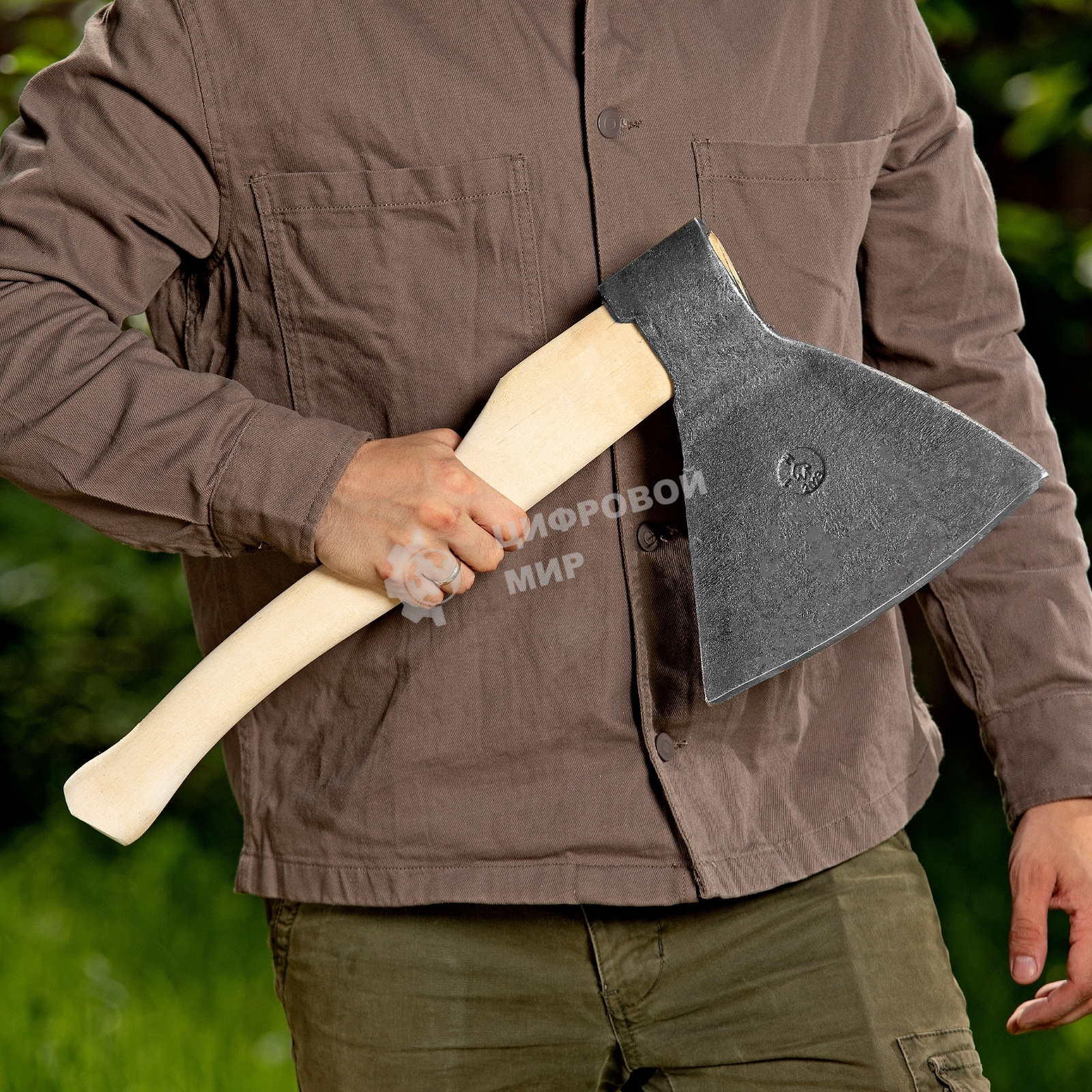Топор Россия кованый в сборе Мясоруб, 2460/2870гр, 500 мм Ижевск 21682