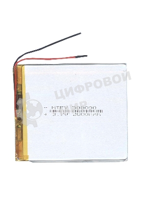 Аккумулятор Li-Pol (батарея) 3x80x90мм 2pin 3.7V/2600mAh