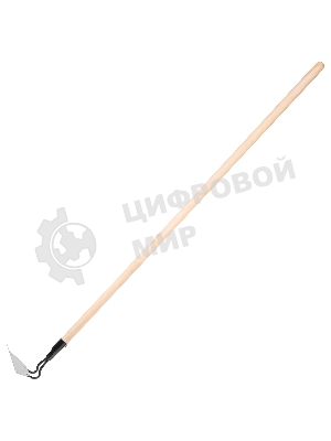 Мотыга Сибртех, нержавеющая сталь, 150х90х1300 мм, деревянный черенок