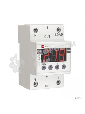 Реле напряжения с дисплеем MRV 40А PROxima EKF MRV-40A