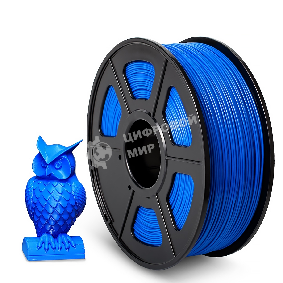 Филамент NVPrint ABS Blue для 3D печати диаметр 1.75мм длина 330 метров масса 1 кг