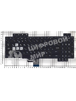 Клавиатура для ноутбука Asus ROG GL704 черная с подсветкой