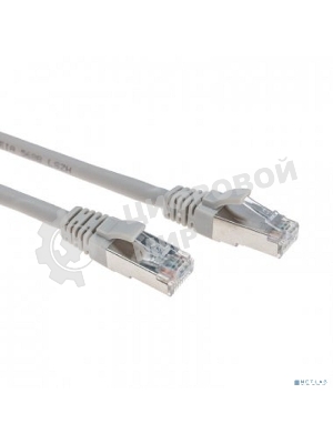 Патч-корд F/UTP Rexant cat.6, RJ45-RJ45, экранированный, 26AWG, LSZH, серый, 0.5 м