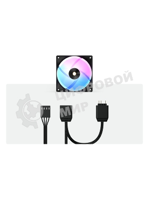 Вентилятор для корпуса Ocypus Delta F12 BK ARGb черный 120мм 2000rpm 4-pin