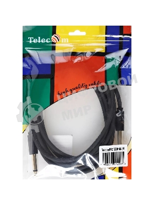 Кабель-соединит 6.35ST(M)/6.35 ST(M), 3м, Telecom PRO TAV6166-3M