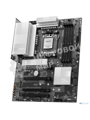 Материнская плата MSI PRO B850-P WIFI, AM5, AMD B850, 4xDDR5, 4xSATA, 3xM.2, 1xPCIe 5.0 x16, 1xPCIe 4.0 x4, 2xPCIe 3.0 x1, 1xHDMI, 1x5Gb LAN, Wi-Fi 7, 4xUSB 2.0, 1xUSB 3.2 Gen 1, 1xUSB 3.2 Gen 2, 2xUSB-C 3.2 Gen 2, 2x3.5 мм, 7.1, ATX