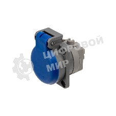 Розетка Rexant влагозащищенная с крышкой, с/з, скрытая установка,16 А, IP54 каучук