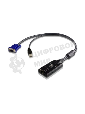 Модуль управления KVM-переключателем для переключателей KN2124v/KN2140v/KN4124v/KN4140v, USB (поддержка Virtual Media) USB Virtual Media CPU Module