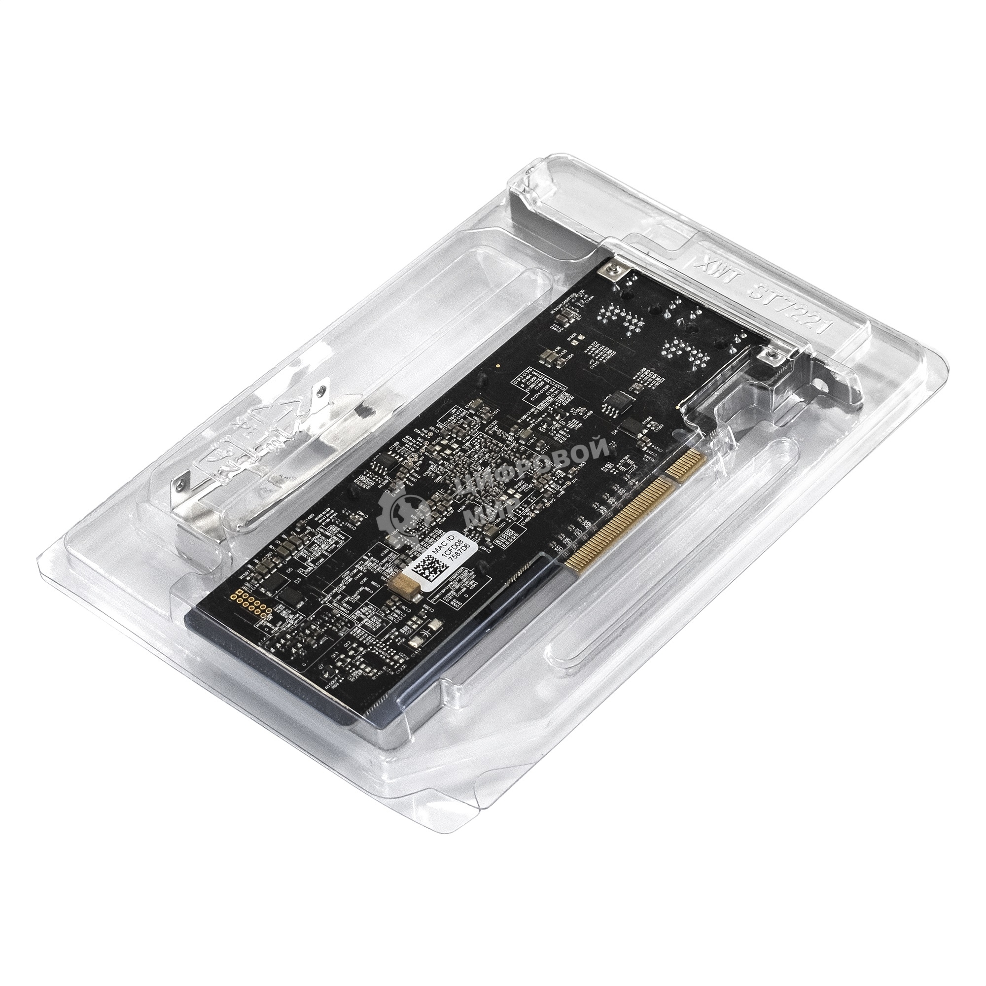 Сетевой адаптер ExeGate EXE-X550-T2 (PCI-E x8 v3.0, порты 2xRJ45 (медные), 10Gb/s (10/5/2.5/1Gb/s, 100Mb/s), Server NIC Intel Chipset X550)