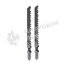 Пилка для электролобзика Kranz 100 мм 6 з/д 8-60 мм T144D (2 шт./уп.) (дерево)