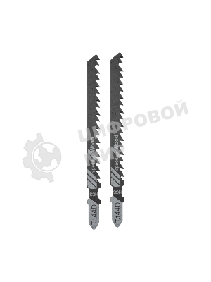 Пилка для электролобзика Kranz 100 мм 6 з/д 8-60 мм T144D (2 шт./уп.) (дерево)