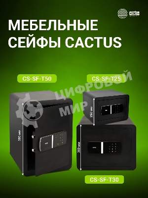 Сейф мебельный Cactus CS-SF-T30 300x420x350мм электронный