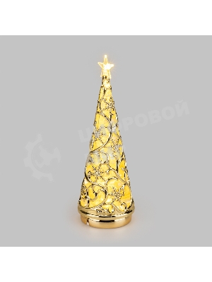 Фигура на подставке Neon-night Елочка 9,8x9,8x30 см, питание 3xАА и провод USB