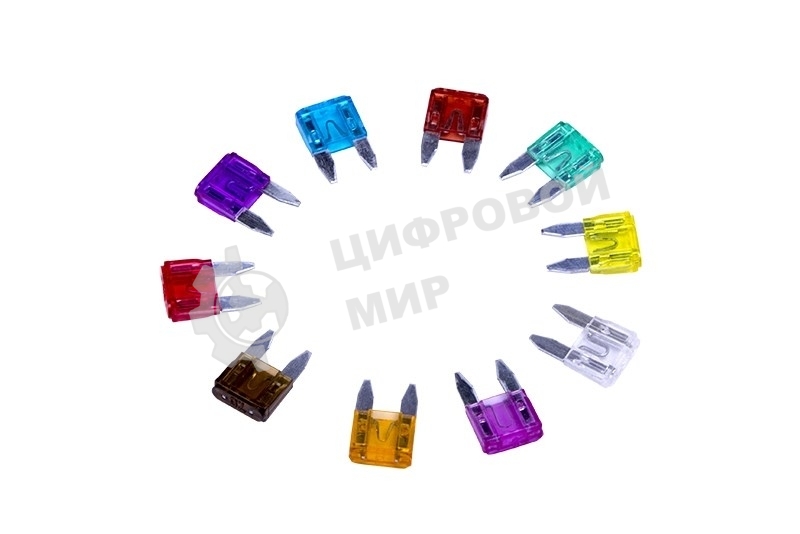 Набор автомобильных предохранителей Rexant 