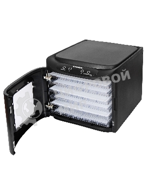 Сушка для фруктов и овощей Hyundai HYFD-P1203 12под. 500 Вт, черный