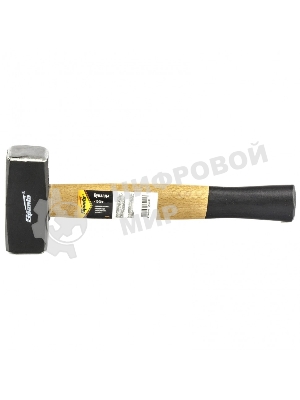 Кувалда Sparta 1000 г, кованая головка, деревянная двухцветная рукоятка